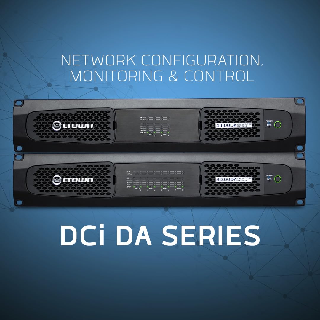Amazon.com: Crown DCi DriveCore 8x600D-Watt Power Amplifier (Dante